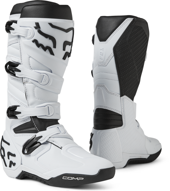 FOX RACING COMP BOOT WHT – Broward Motorsports Racing