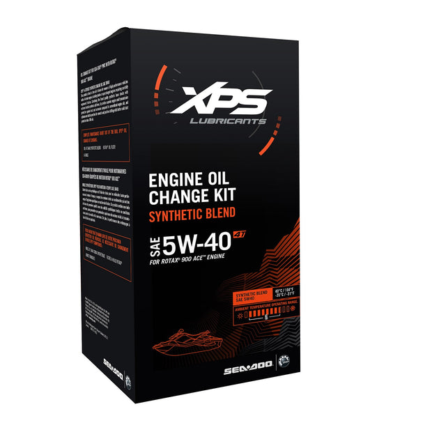 XPS 4T 5W-40 Synthetic Blend Oil Change Kit for Rotax 900 ACE engine 779250 - Broward Motorsports Racing
