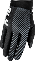 YOUTH F-16 GLOVES BLACK/WHITE Y3XS