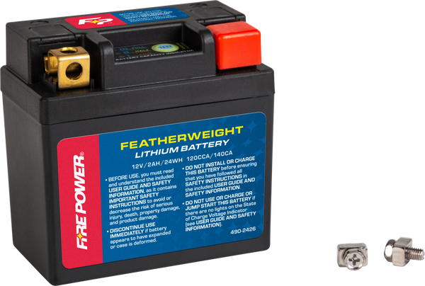 FEATHERWEIGHT LITHIUM BATTERY 120 CCA 12V/24WH | HJ04L-FP-B