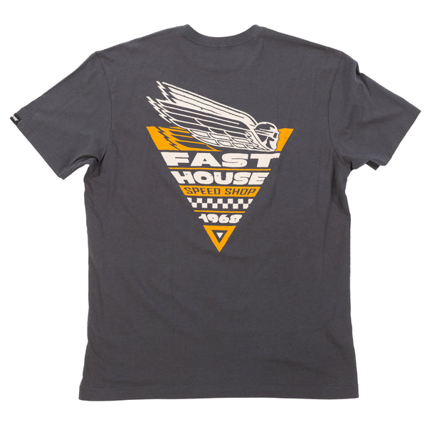 FLYER TEE GRAPHITE BLACK