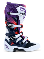 TECH 7 BOOTS PRPL/WHT/DK BLUE/RED FLUO 13