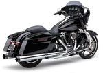 4" DUAL CUT TIP SLIP-ON CHROME FLH/FLT 17-25