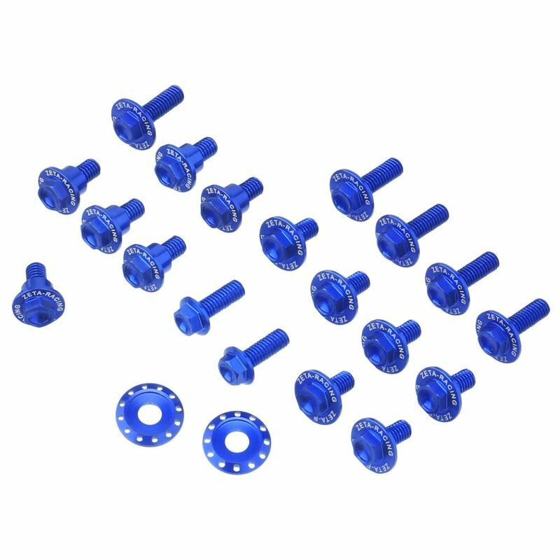 ALUMINUM BOLT KIT YAM BLUE | ZE88-5656