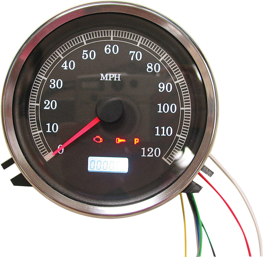 ELECTRONIC SPEEDO BLACK FACE 99-03 ST/FXWG MODELS | T21-6983-12