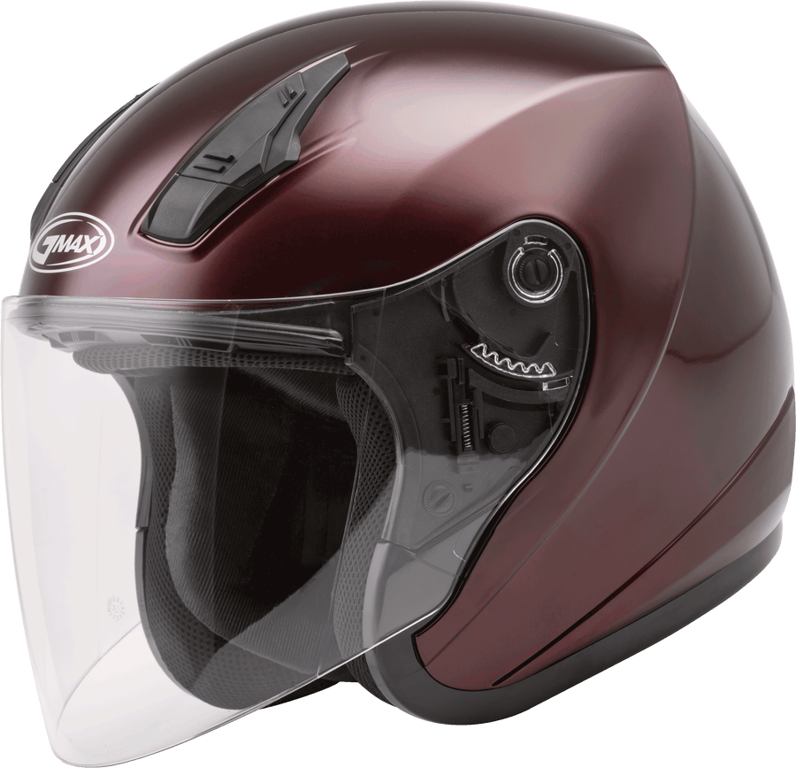 OF-17 OPEN-FACE HELMET WINE RED 2X
