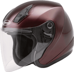 OF-17 OPEN-FACE HELMET WINE RED XL