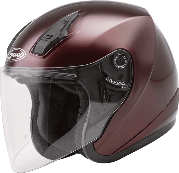 OF-17 OPEN-FACE HELMET WINE RED