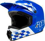 KINETIC LITE RIVAL HELMET GLOSS BLUE/WHITE