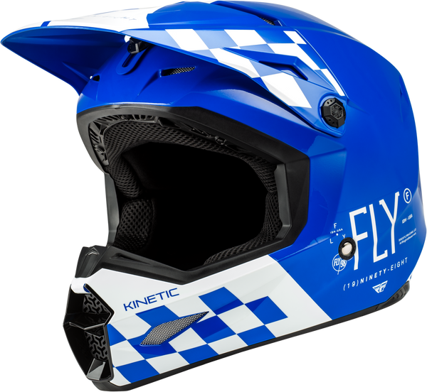 KINETIC LITE RIVAL HELMET GLOSS BLUE/WHITE