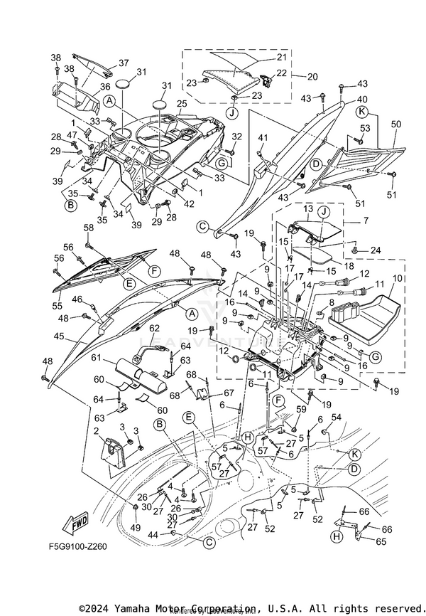 SIDE ORNAMENT ASSY | F3X-U370J-H0-00