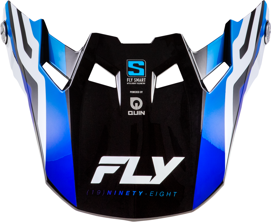 FORMULA S CARBON BYTE VISOR BLUE CARBON/BLUE/WHITE YL/SM