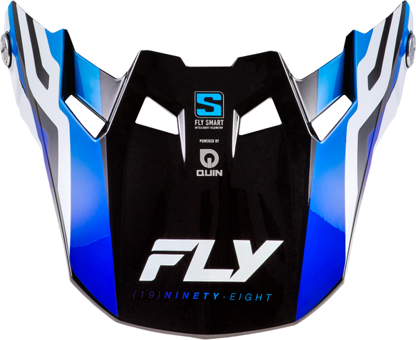 FORMULA S CARBON BYTE VISOR BLUE CARBON/BLUE/WHITE