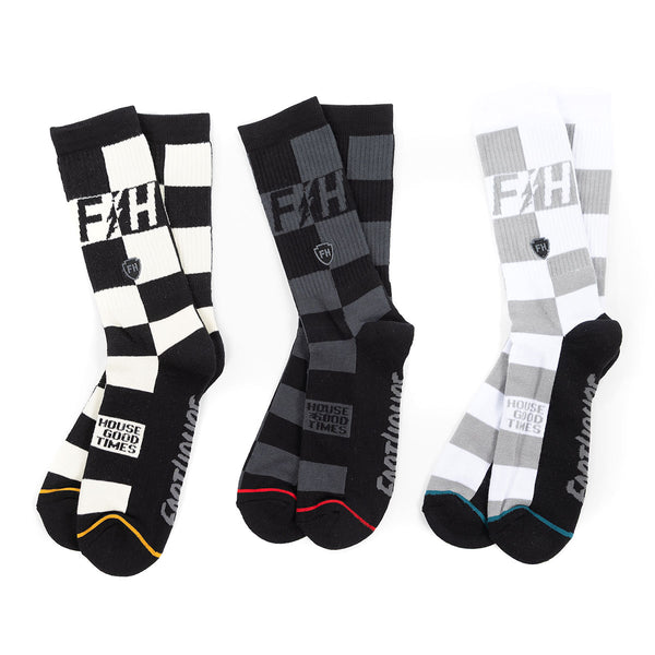 LINEUP 3-PK SOCKS MULT
