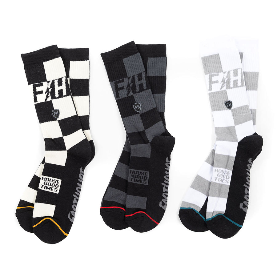 LINEUP 3-PK SOCKS MULT