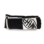 POOLSIDE BEACH TOTE BLK/WHT