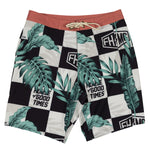 POOLSIDE19 BOARDSHORT B/W