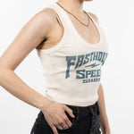 WM RECORD TANK OFF WHITE