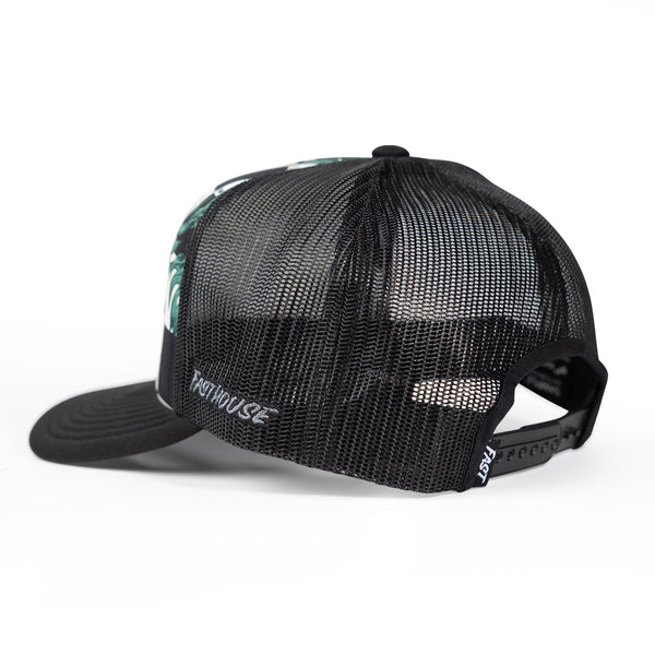 POOLSIDE HAT BLACK/WHITE