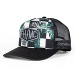 POOLSIDE HAT BLACK/WHITE