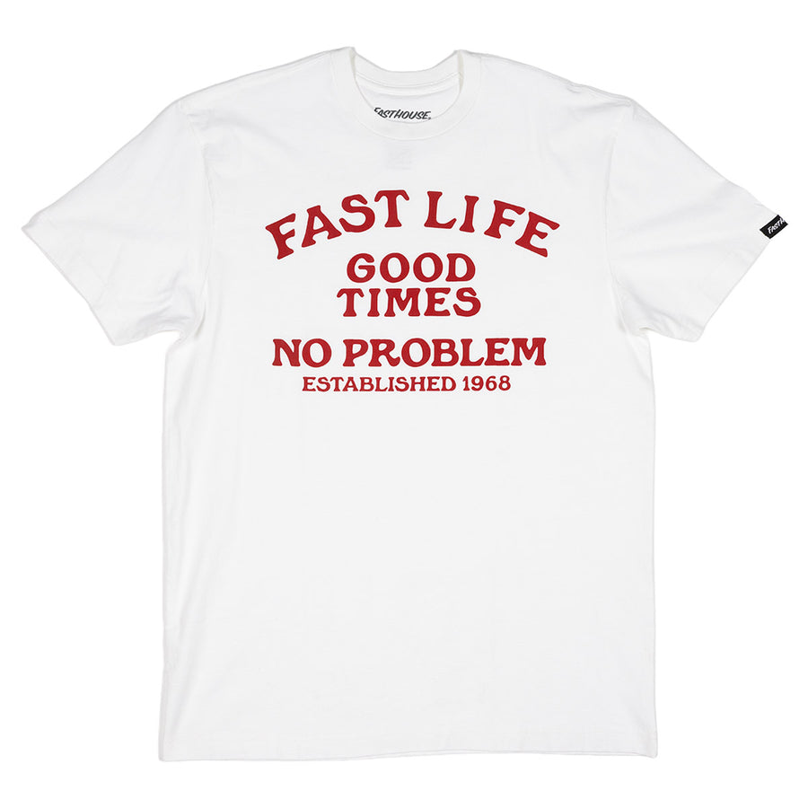 NO PROMLEM TEE WHITE