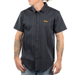 GALLERY SS BUTTON UP BLK