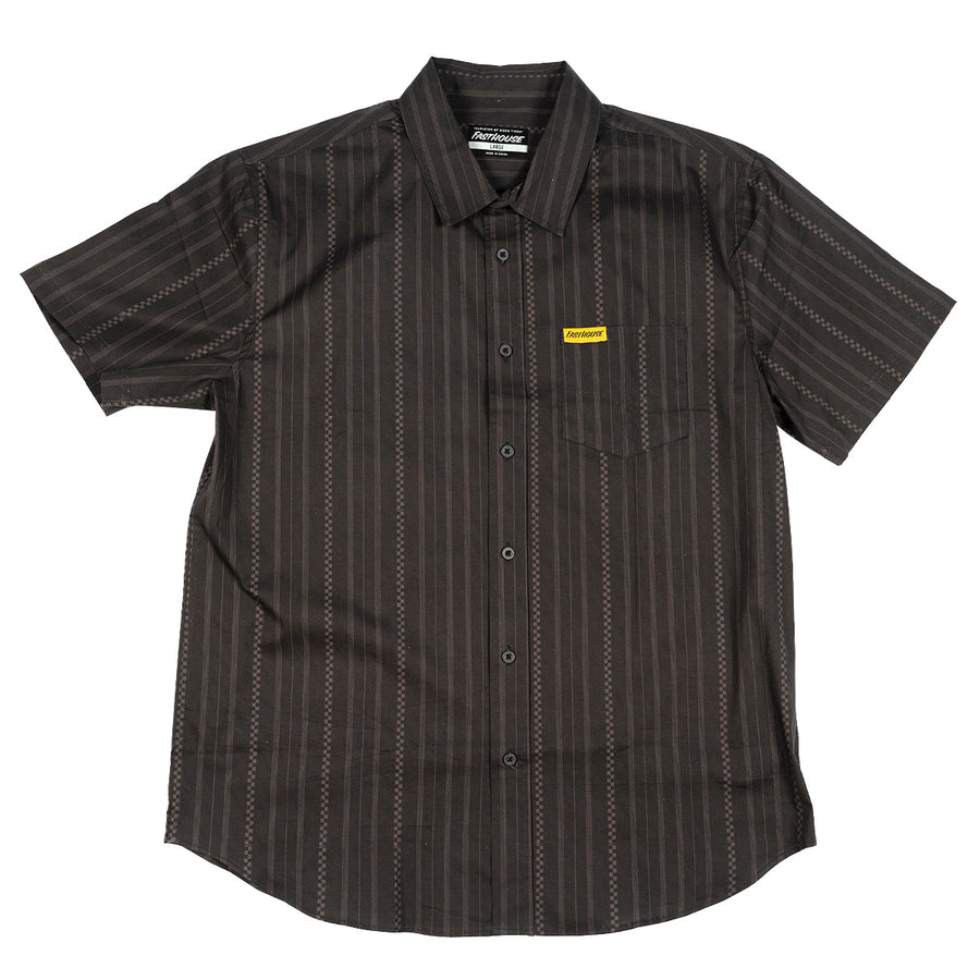 GALLERY SS BUTTON UP BLK