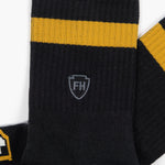 HEROES CREW SOCK BLACK