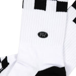 VAULT CREW SOCK WHT/BLK