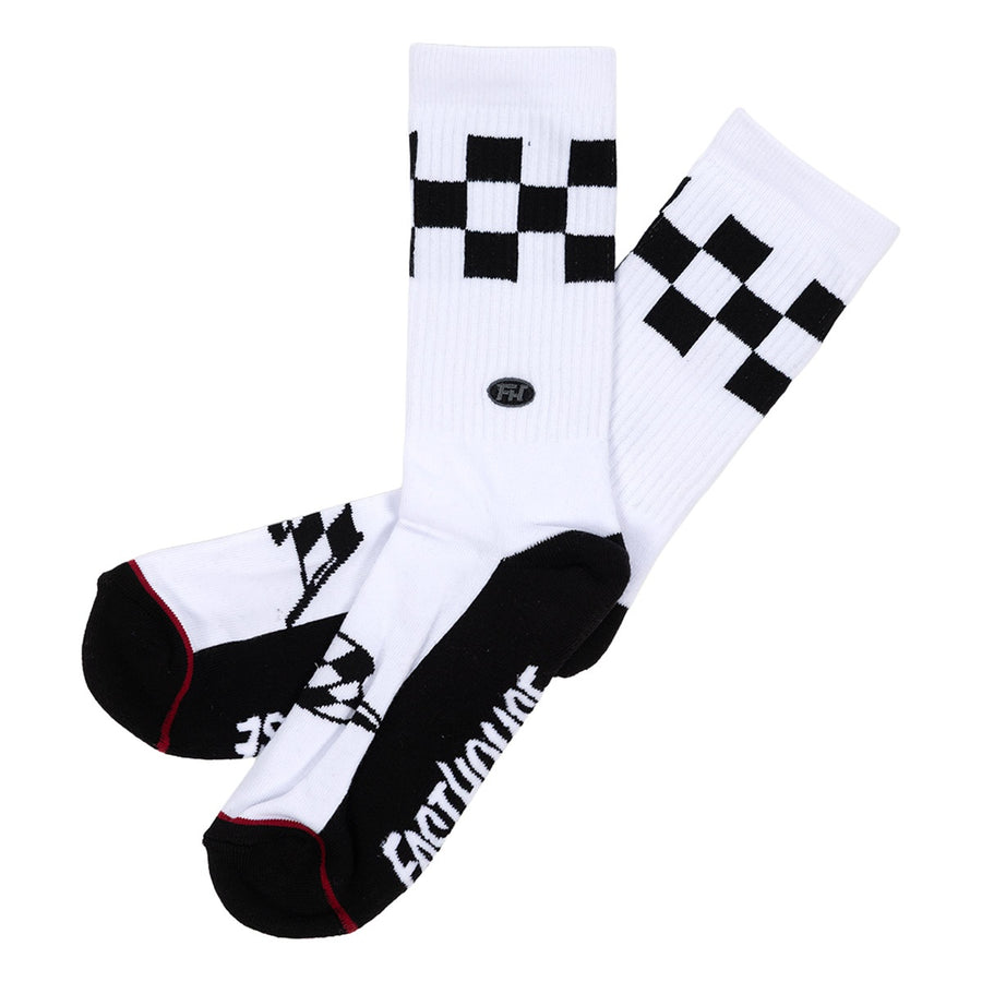 VAULT CREW SOCK WHT/BLK