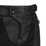REVO LEATHER PANT BLACK
