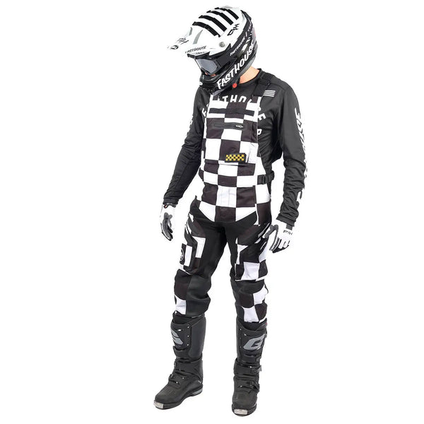 MOTORALL CHECKERS BLK/WHT 30