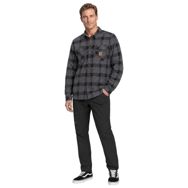 HD FLANNEL SHIRT BLKASP