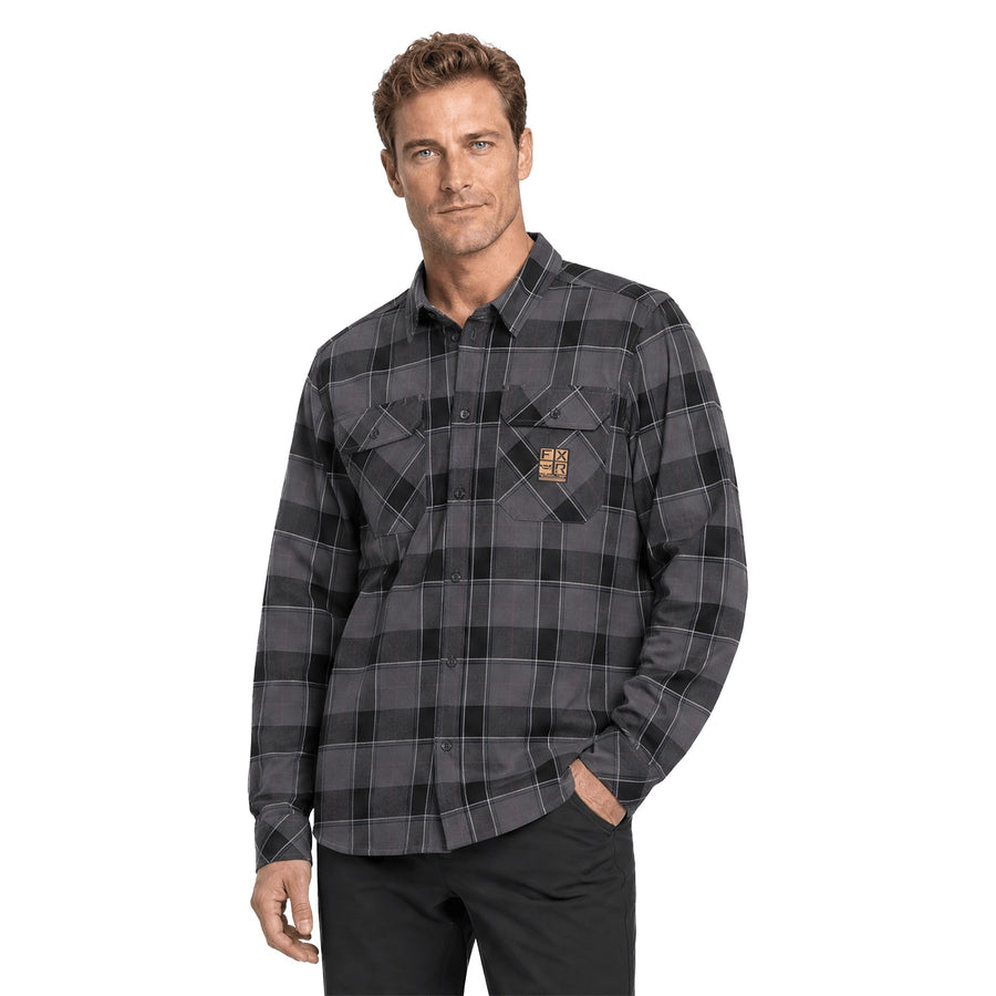 HD FLANNEL SHIRT BLKASP