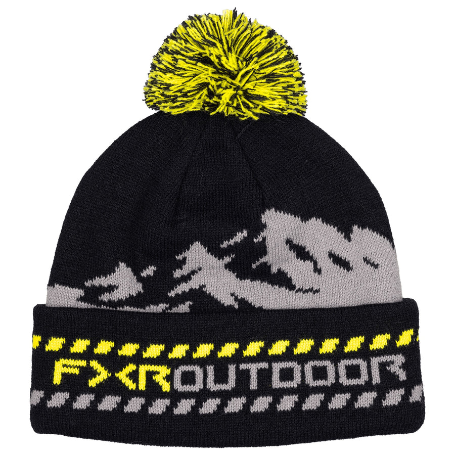 MOUNT BEANIE BLACK/HIVIS