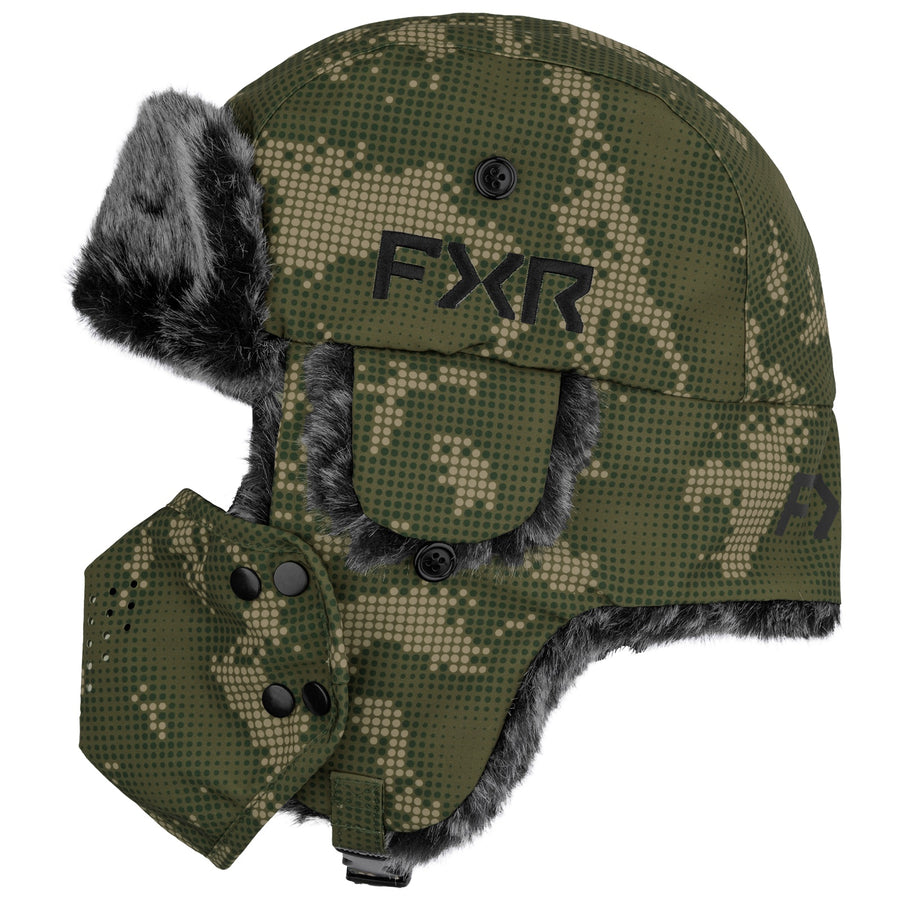 TRAPPER HAT MOSS/BLACK