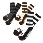 DIE HAPPY3PK SOCK MULT