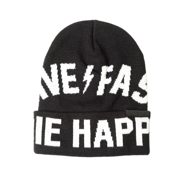 DIE HAPPY BEANIE BLK OS