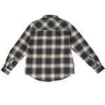FOLSOM FLANNEL GREIGE/BLK