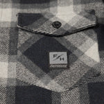FOLSOM FLANNEL GREIGE/BLK