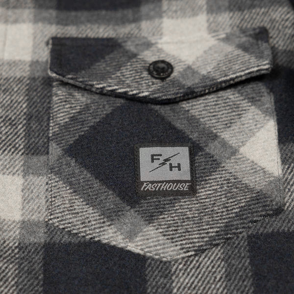 FOLSOM FLANNEL GREIGE/BLK