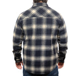 FOLSOM FLANNEL GREIGE/BLK 3X