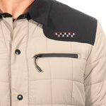 LOGAN PUFFJACKET GREIGBLK