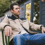 LOGAN PUFFJACKET GREIGBLK