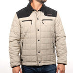 LOGAN PUFFJACKET GREIGBLK