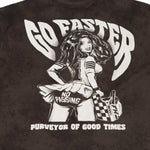 NO PASS TEE BLK CRYSTAL