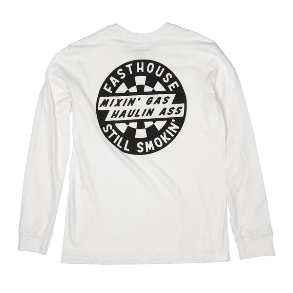 OIL BURNER LS TEE WHITE 3X