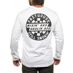 OIL BURNER LS TEE WHITE