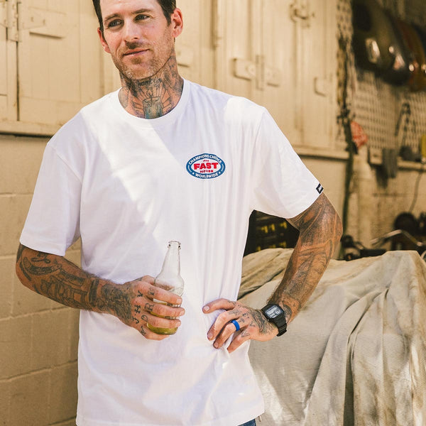 PETROL SS TEE WHITE 3X