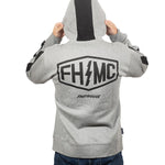 RAPID HOODZIP HTH GRY/BLK